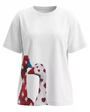 Lucky Goose Tee White